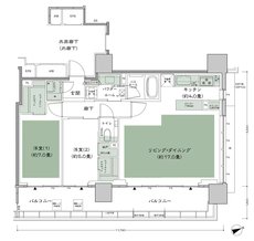 シティタワー東京田町 間取り L-2 type