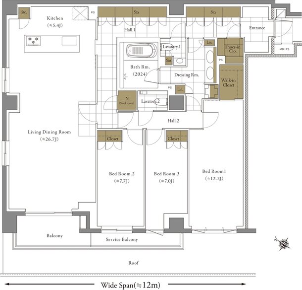 リジェ南山 間取り L1 TYPE