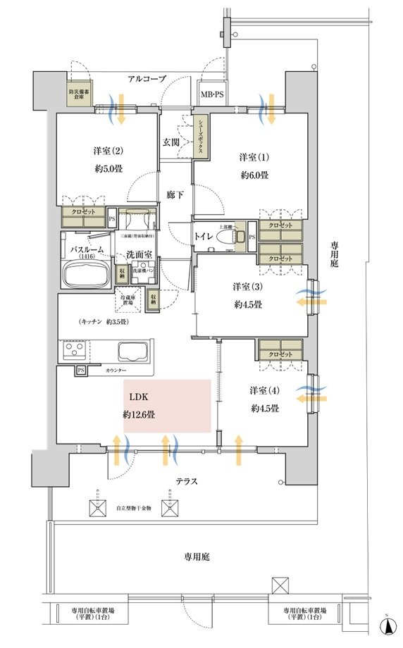 ワコーレ堺東レジデンス 間取り Dg type