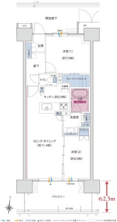 ポレスター高崎テラス 間取り Cタイプ