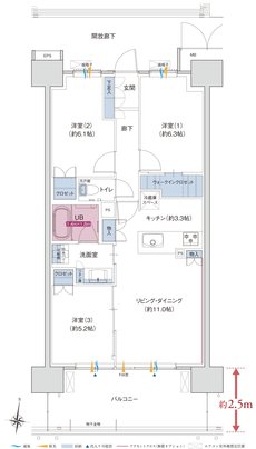 ポレスター高崎テラス 間取り Eタイプ