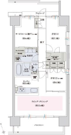 ウエリス姫路 間取り G type