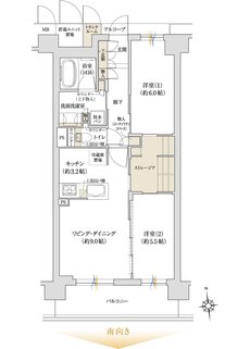ジオ京都桂川テラス 間取り D type