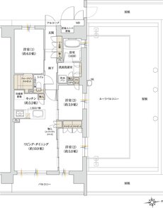 ジオ京都桂川テラス 間取り Mr type