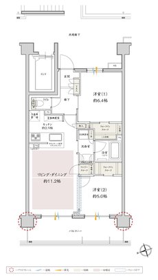 サンクレイドル津田沼III 間取り E type