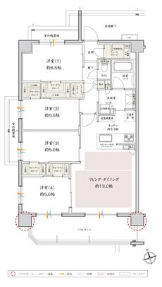 サンクレイドル津田沼III 間取り I type