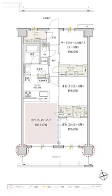 サンクレイドル津田沼III 間取り MI type