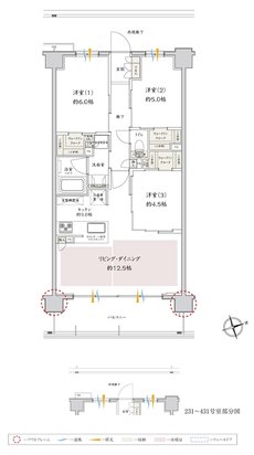 サンクレイドル津田沼III 間取り Q type