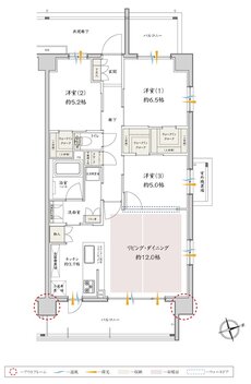 サンクレイドル津田沼III 間取り V type