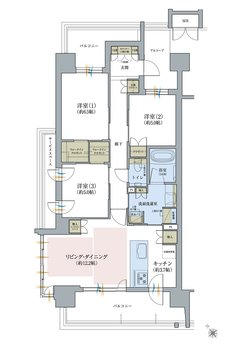 ジオ池田グランプレイス 間取り A type