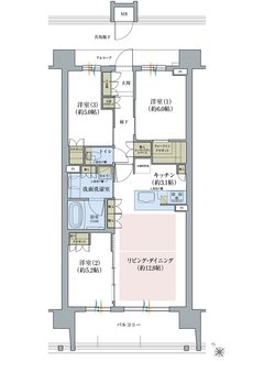 ジオ池田グランプレイス 間取り E type