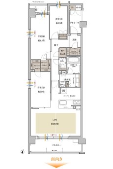 ワコーレ芦屋宮塚町 薫風の邸 間取り B type