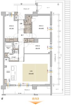 ワコーレ芦屋宮塚町 薫風の邸 間取り F type