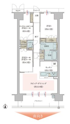 ガーデンシティ新金岡 間取り SEタイプ