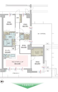 ガーデンシティ新金岡 間取り ECtタイプ