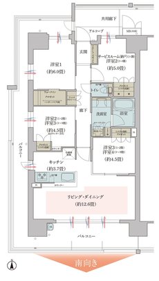 ガーデンシティ新金岡 間取り SAタイプ