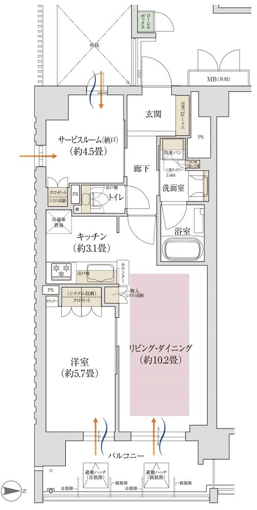 ローレルアイ大和八木 間取り D type