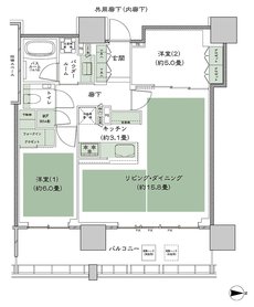 CITY TOWER THE RAINBOW 間取り K-2 type