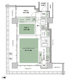 CITY TOWER THE RAINBOW 間取り N-2 type
