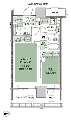 CITY TOWER THE RAINBOW 間取り D-1 type