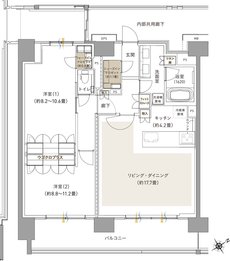 ブランシエラ海老名 間取り Q type