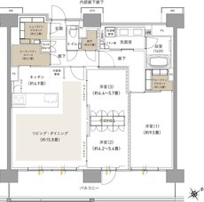 ブランシエラ海老名 間取り P type
