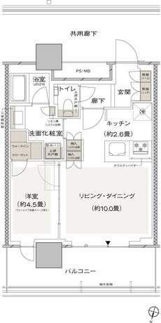 URAWA THE TOWER 間取り ER type