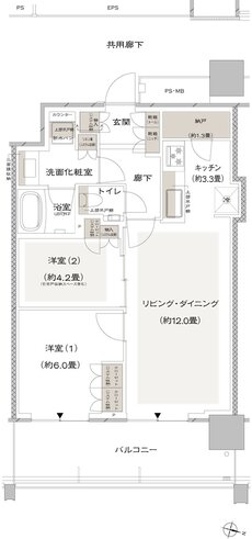 URAWA THE TOWER 間取り EP type