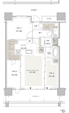 URAWA THE TOWER 間取り WE type
