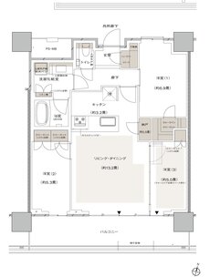 URAWA THE TOWER 間取り L type