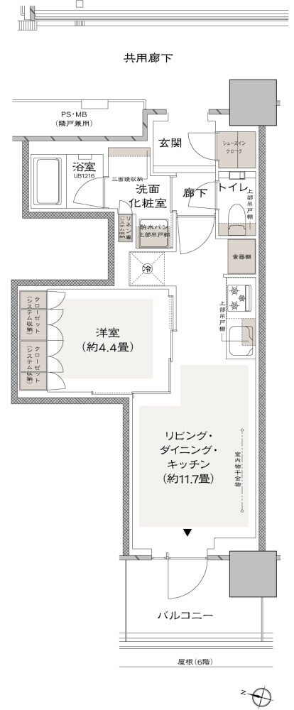 URAWA THE TOWER 間取り WG2 type