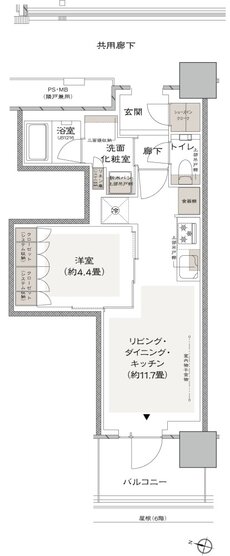 URAWA THE TOWER 間取り WG2 type