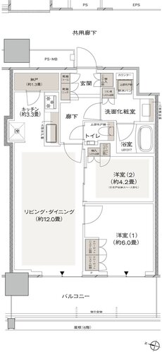 URAWA THE TOWER 間取り WP type