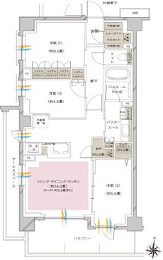 ヴェレーナ大泉学園 間取り G type