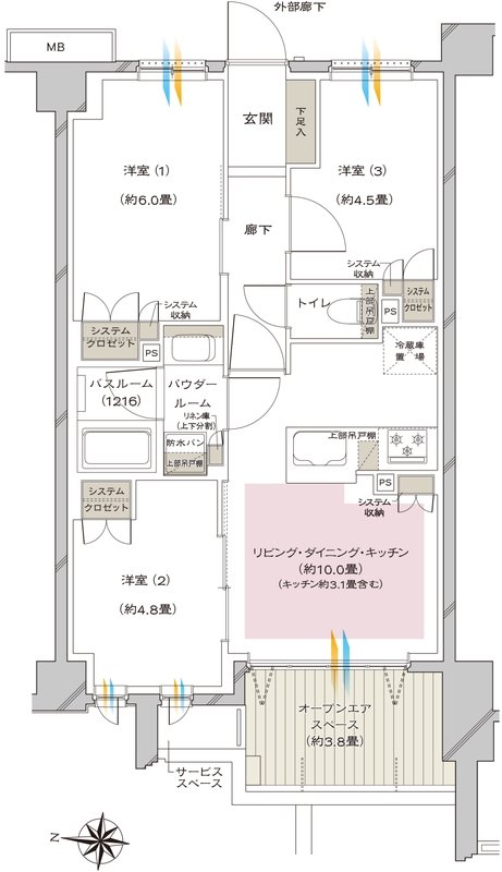 ヴェレーナ大泉学園 間取り Dos type