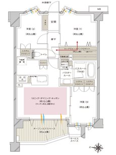 ヴェレーナ大泉学園 間取り Cos type