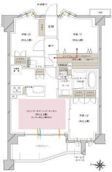 ヴェレーナ大泉学園 間取り C type