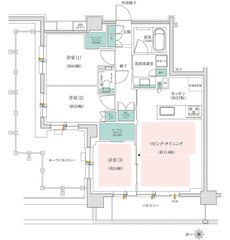 ジオ練馬富士見台 間取り Iタイプ