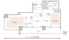 プラウドタワー池袋 間取り EF type