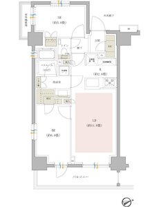 オープンレジデンシア新宿ザ・ハウス 間取り E1タイプ