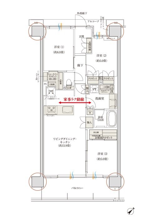 デュオヒルズ蘇我ザ・スカイ 間取り D10 TYPE (先着順)
