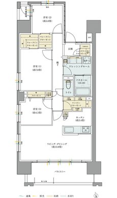 サーパス藤塚テラス 間取り Aタイプ