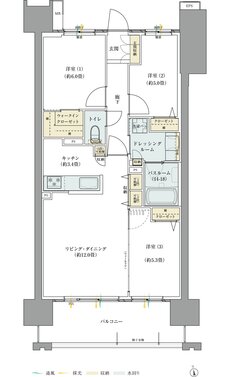 サーパス藤塚テラス 間取り Cタイプ
