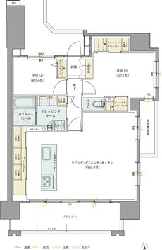 サーパス藤塚テラス 間取り Dタイプ（メニュープラン2）