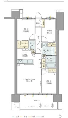 サーパス藤塚テラス 間取り C1タイプ