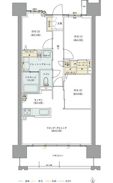 サーパス藤塚テラス 間取り Bタイプ