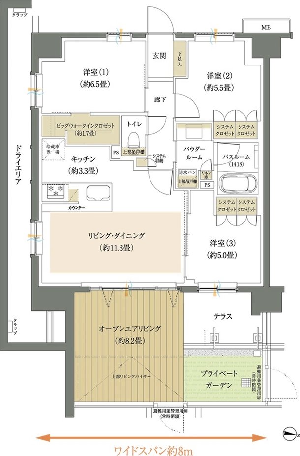 ヴェレーナ湘南藤沢 間取り AOL type（先着順住戸）