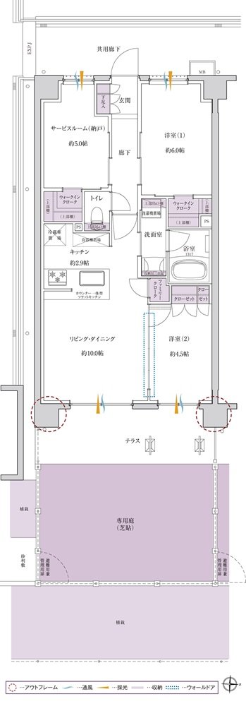 サンクレイドル西所沢ステーションウィズ 間取り HIg type