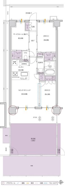 サンクレイドル西所沢ステーションウィズ 間取り HIg type