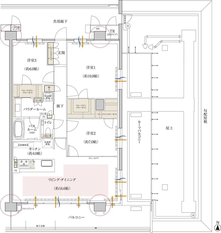 プレミスト京都 松ケ崎 間取り IM type